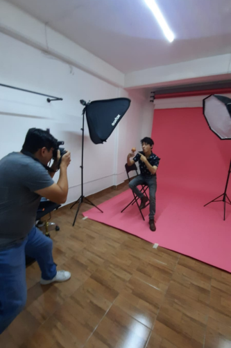 Sesión fotográfica para creación de contenido para un producto